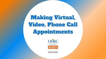 Making Virtual Appointments on Handshake