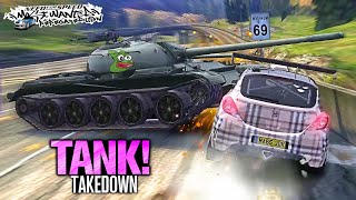 Crushed By A TANK In Need for Speed Most Wanted Pepega Mod! #10