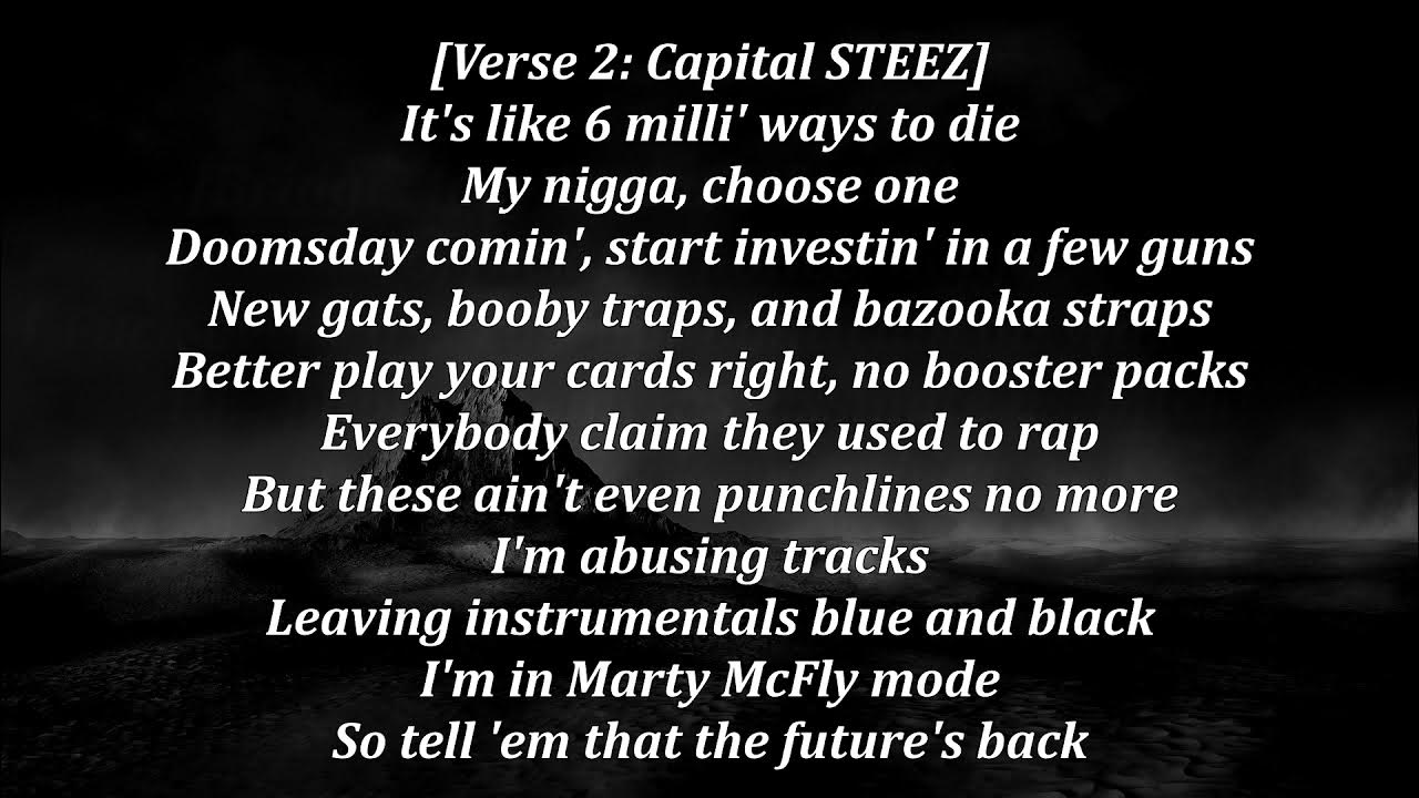 Joey Badass Ft Capital Steez Survival Tactics Lyrics