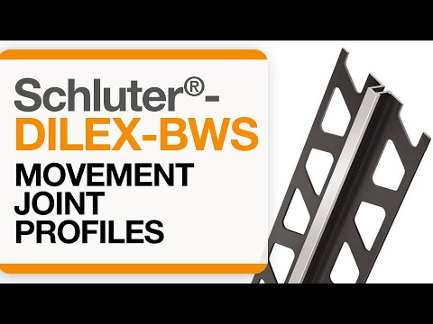 How to install a movement joint in tile: Schluter®-DILEX-BWS