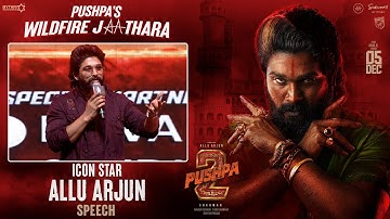 Allu Arjun Speech at Pushpa