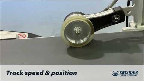 Encoder placement on a conveyor system
