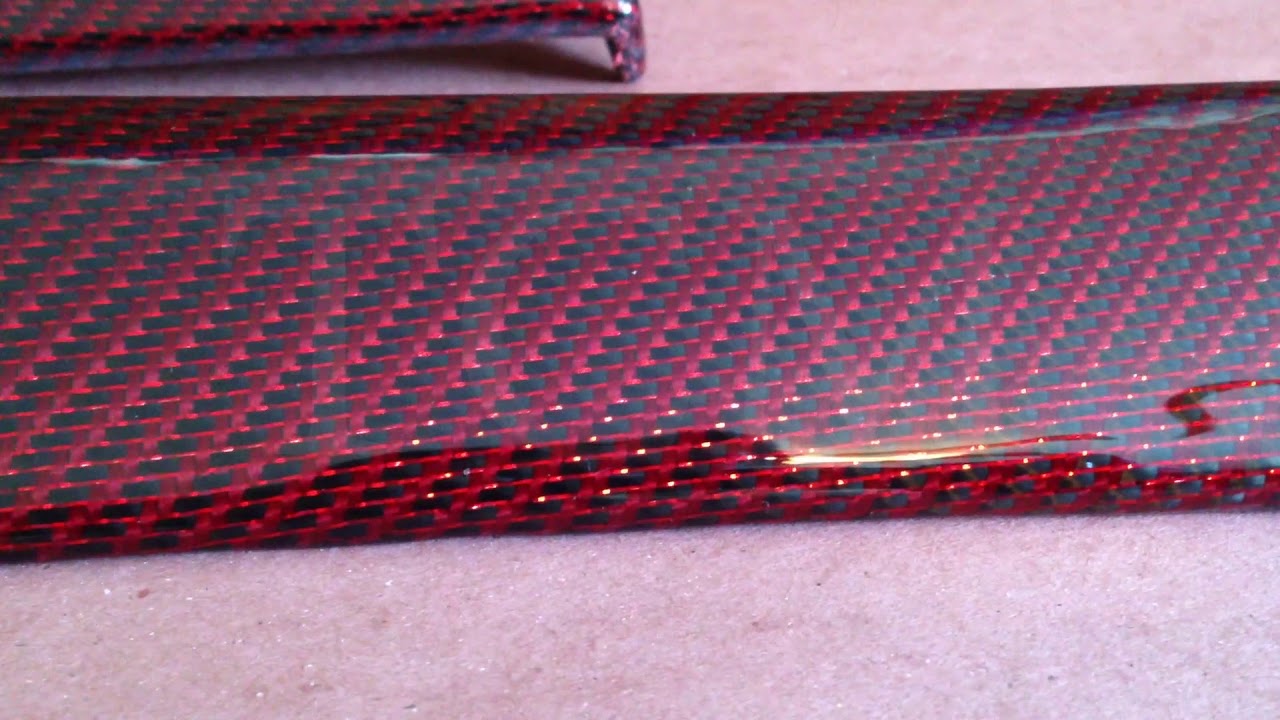 Red Carbon FIber trim for Audi S4 YouTube