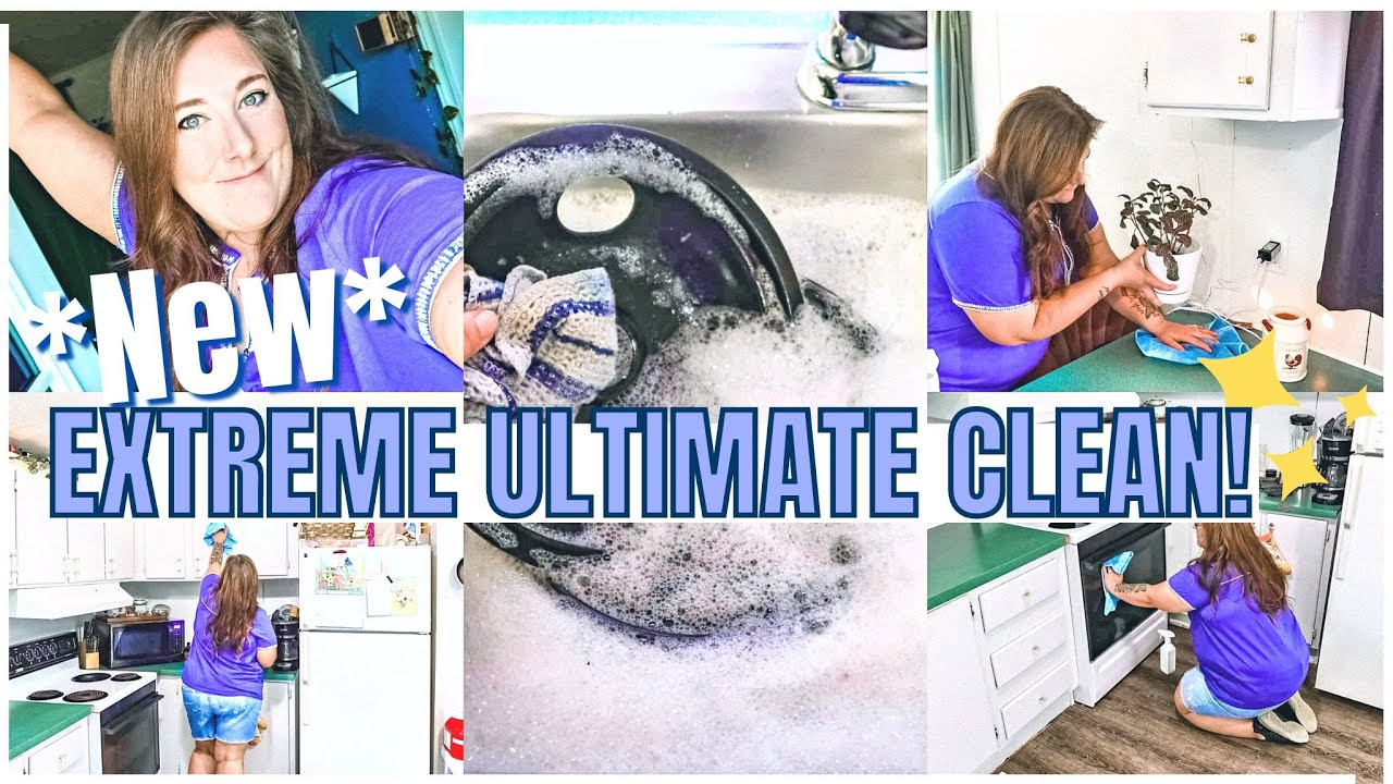 *NEW* ULTIMATE WHOLE HOUSE CLEAN WITH ME MOBILE HOME SUMMER 2022 ...