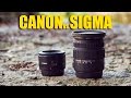 Sigma 17-50mm f/2.8 Ex vs. Canon 50mm f1.8 II VIDEO TEST