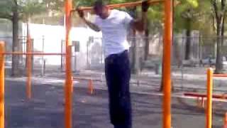 Brooklyn one arm pull ups / muscle ups # 3,Thanx 4 watching
I havent done these in a while because tendonitis is killing me, please comment with you e-mail address so I can send you some info for joining and being a member Brooklyn one arm pull ups / muscle ups # 3,Thanx 4 watching