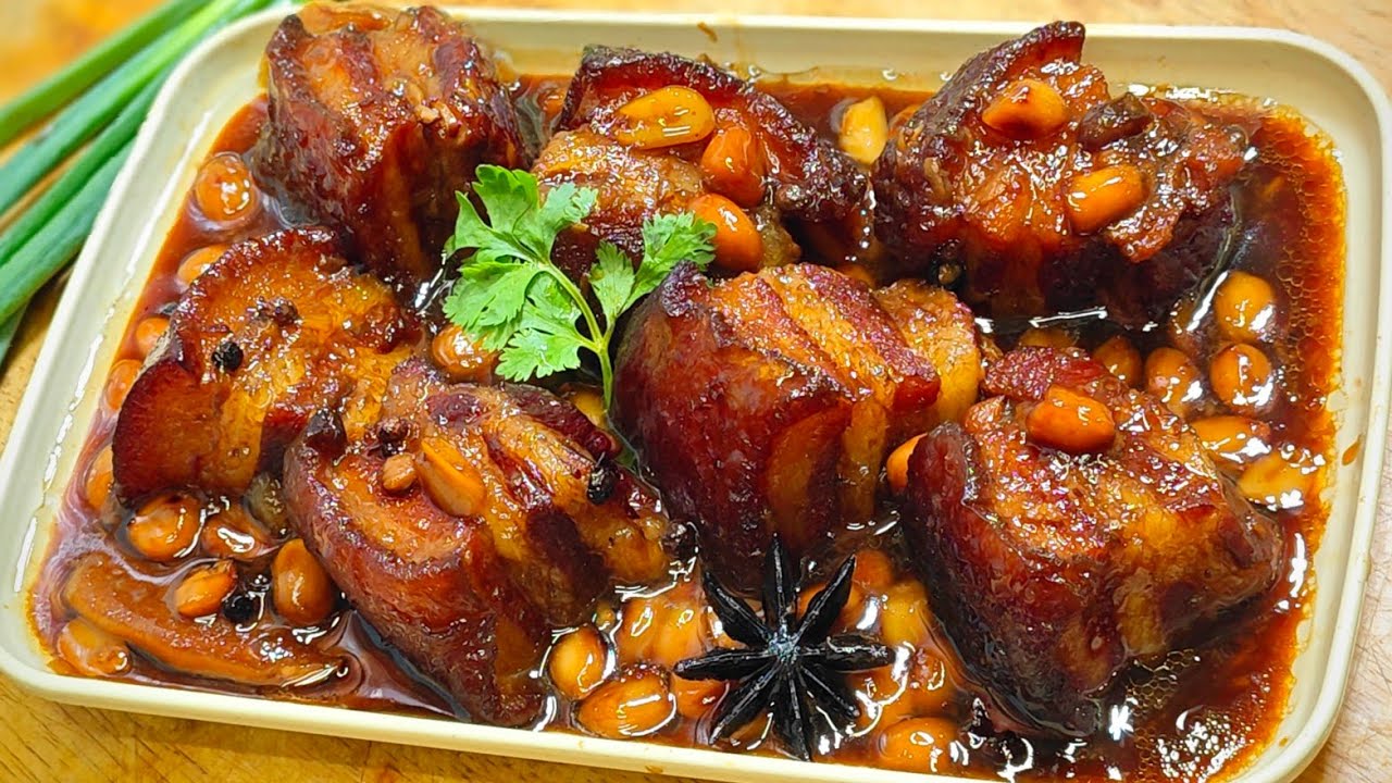 ម្ហូបសម្រាប់ខែភ្ជុំ ហុងសាច់ជ្រូករូបមន្តឆ្ងាញ់ធ្វើបែបនេះ មិនរលួយតែផុយឆ្ងាញ់ណាស់ 