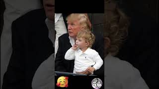 President Donald Trump, First Lady Melania Trump & Barron Trump