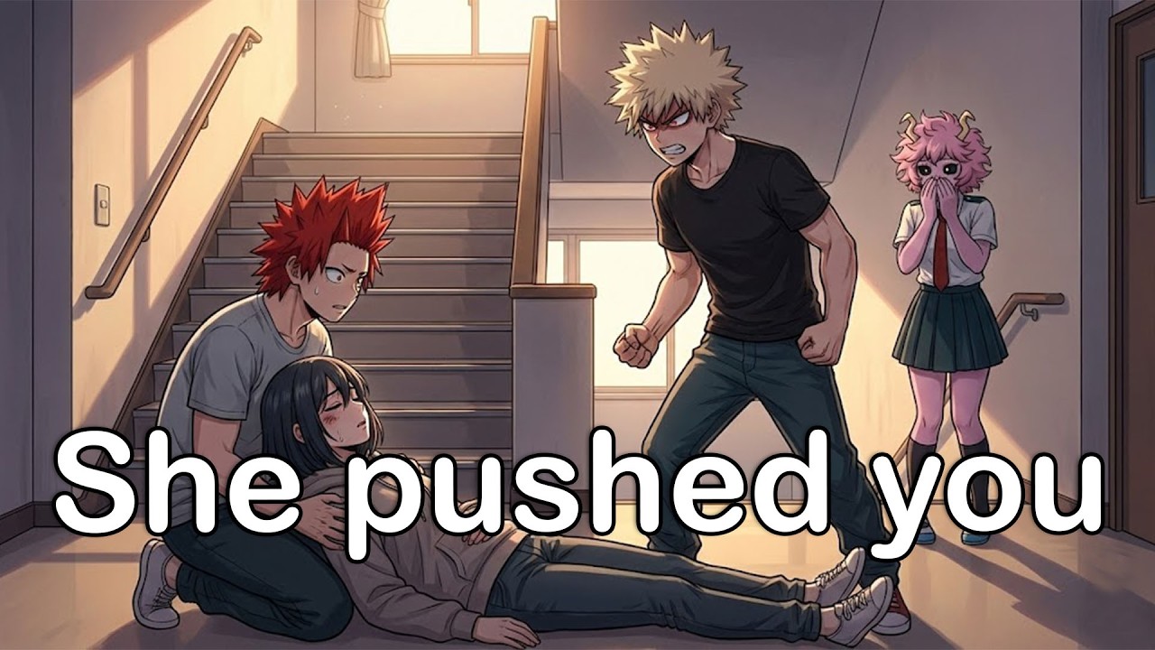 She Pushed You | Bakugou & Kirishima Protect You | MHA x Listener ASMR