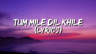 Tum mile dil khile (lyrics) | Indian lyrics |