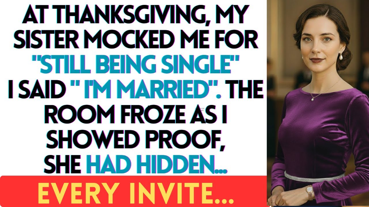 At Thanksgiving, My Sister Mocked Me For “Still Being Single ” I Said.....