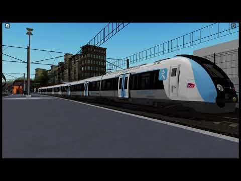 Départ d'un MF77 en gare de Saint-Denis Université|Train Roblox| Métro 13