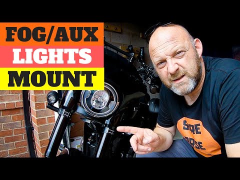 Como montar Nevoeiro Aux em uma Harley Davidson