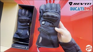WINTER HEAT - REV'IT! Liberty H2O gloves | MOTO UNBOXING