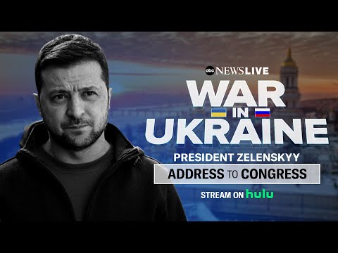 Ukrainian President Zelenskyy's full virtual address to United States Congress I ABC News thumbnail