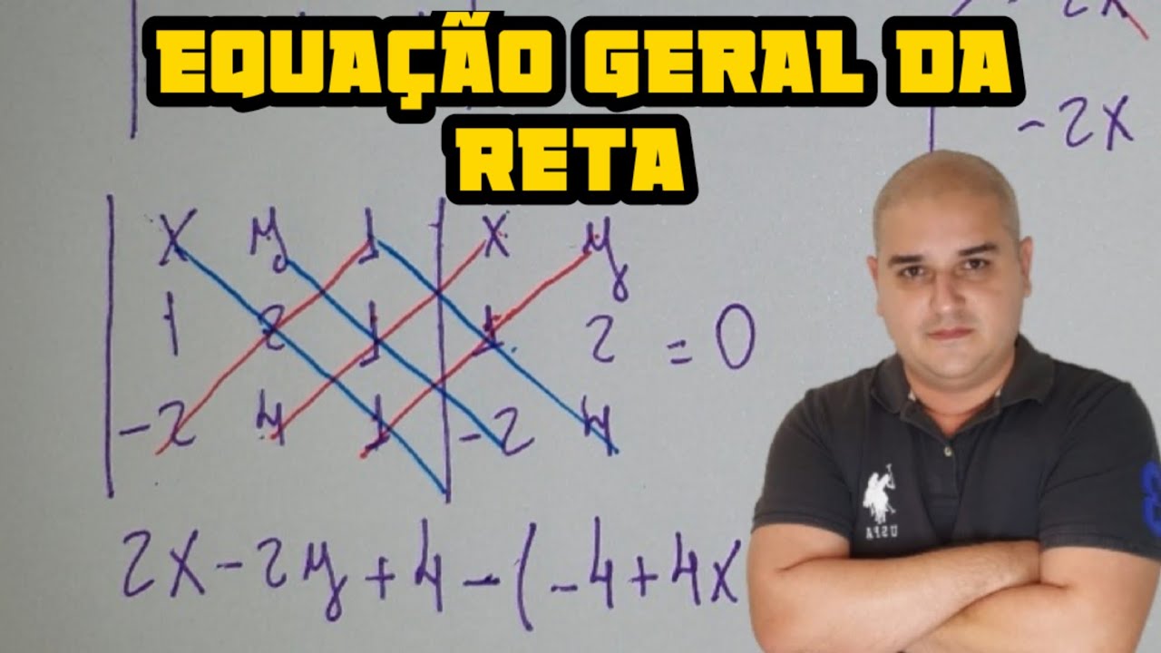 Geometria analítica - Equação Geral da Reta - YouTube