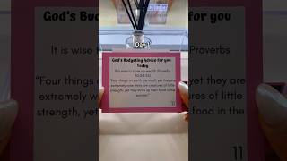 God’s Budgeting Advice To You Today Day 11 #GodsWord #GodsPromise #TrustGod #budgetingadvice