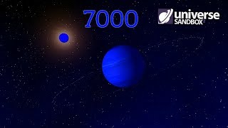 Making A Solar System Out Of Neptune Blue Objects Part 2 7000 Special, Universe Sandbox ²