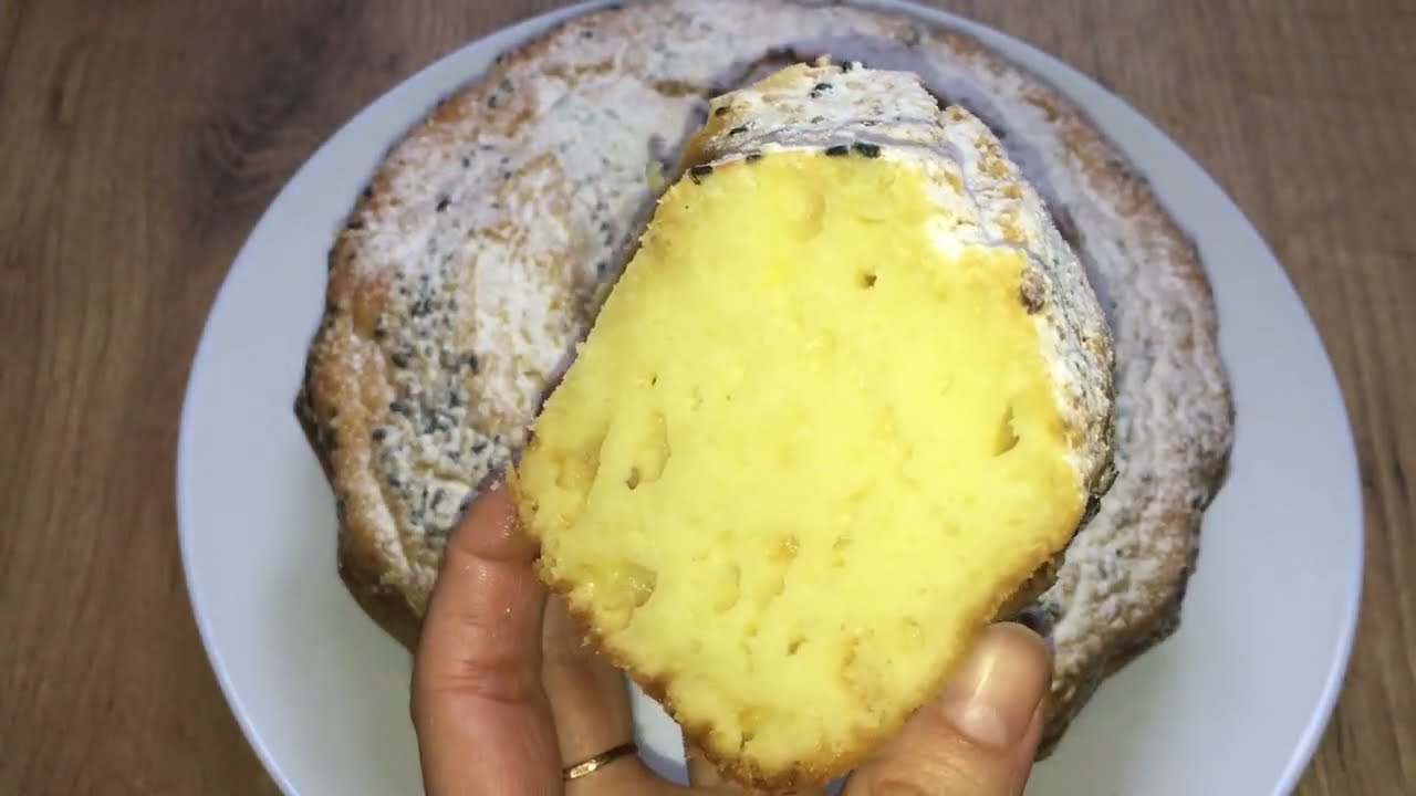 Очень вкусный и влажный, быстрый в приготовлении кекс!