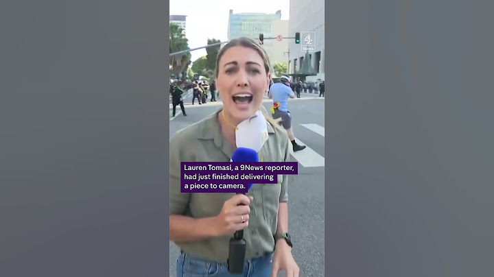 Journalist hit with rubber bullet while reporting live on LA protests