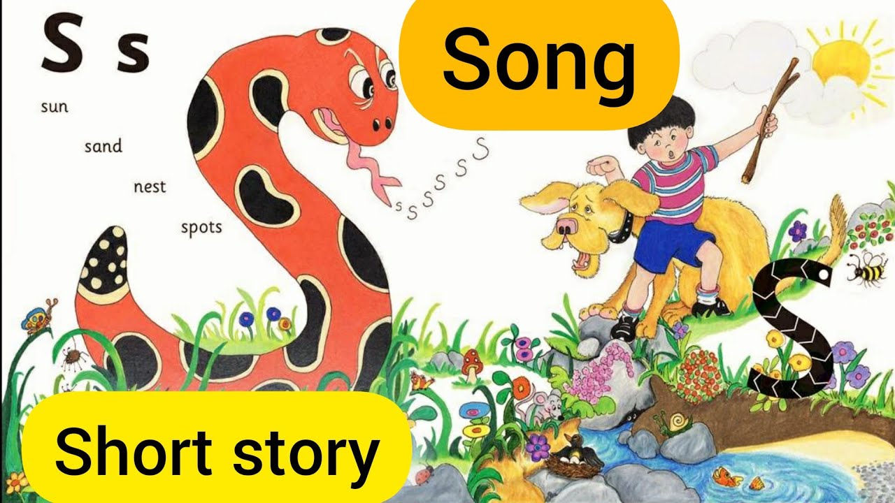jolly phonics letter #s story and song for kids