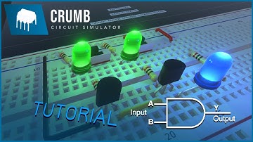 Tutorial "AND" GATE USING TRANSISTOR in CRUMB Circuit Simulator