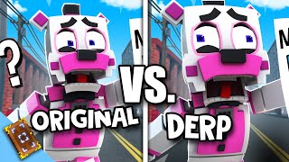 BON BON is MISSING! Original vs. DERP Version - Circus Baby's World SHORTS