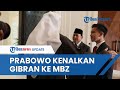 Momen Prabowo Sibuk Mencatat saat Ngobrol dengan Presiden MBZ di UEA, Gibran Fokus Mendengarkan