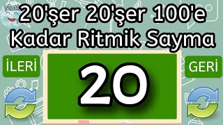 Ritmik Sayma Çizgi Filmi - 20Şer 20Şer 100E Kadar İleri Geri Sayma- Sayı Sayma -Çocuklar İçin