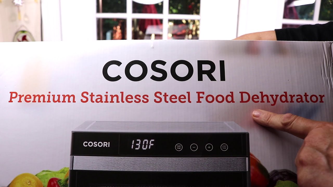 Cosori Premium Food Dehydrator Machine, 6 Stainless Steel Trays