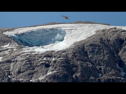 El desprendimiento de un glaciar en los Alpes italianos deja seis fallecidos y 20 desaparecidos