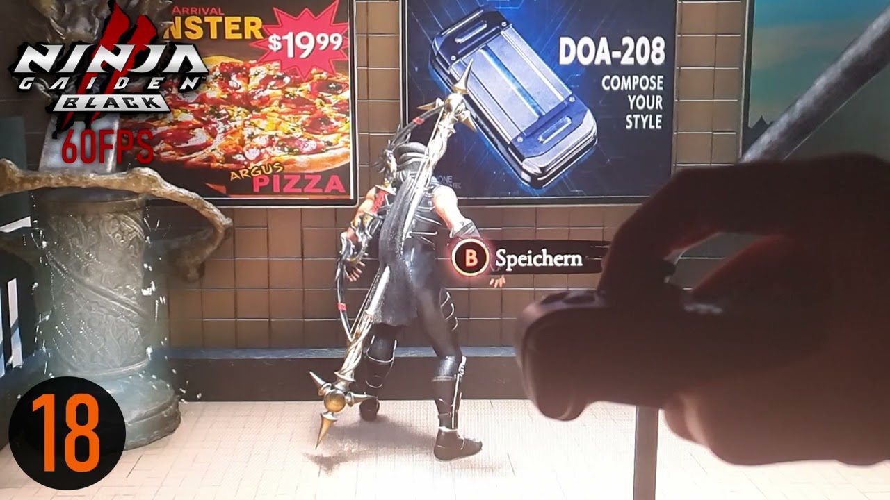 Ninja Gaiden 2 - Input Lag Test - Series X - All Versions (Scrap Content)