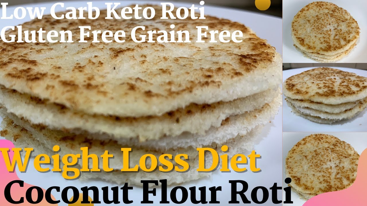 नारियल आटा चपाटी Coconut Flour Recipes KETO CHAPATI Naan Low Carb