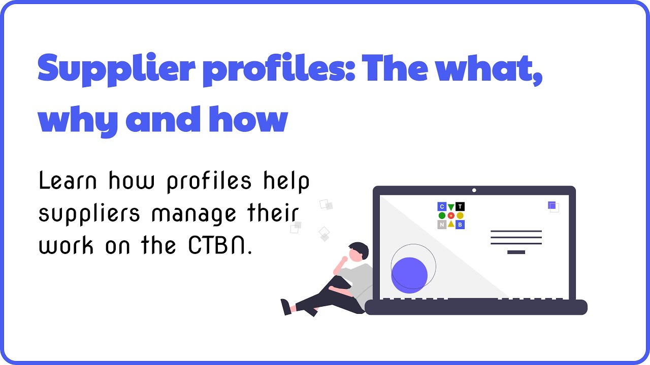 5. How to create a supplier profile on the CTBN Cameroon