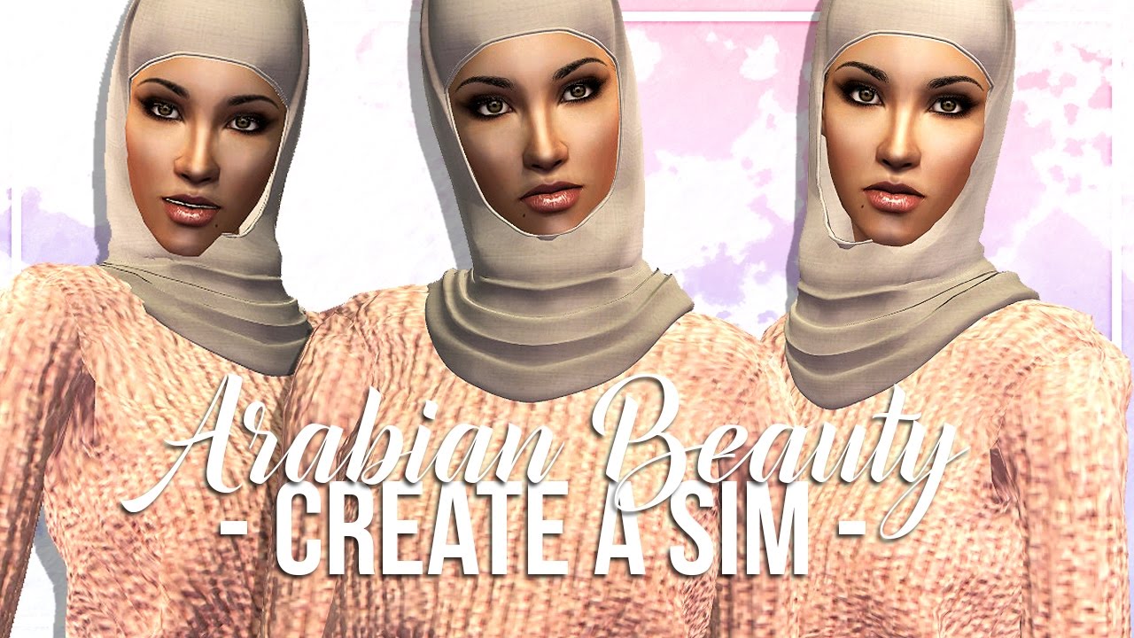 The Sims 2 | Create-A-Sim ° Arabian Beauty ° Saba Ibrahim - YouTube