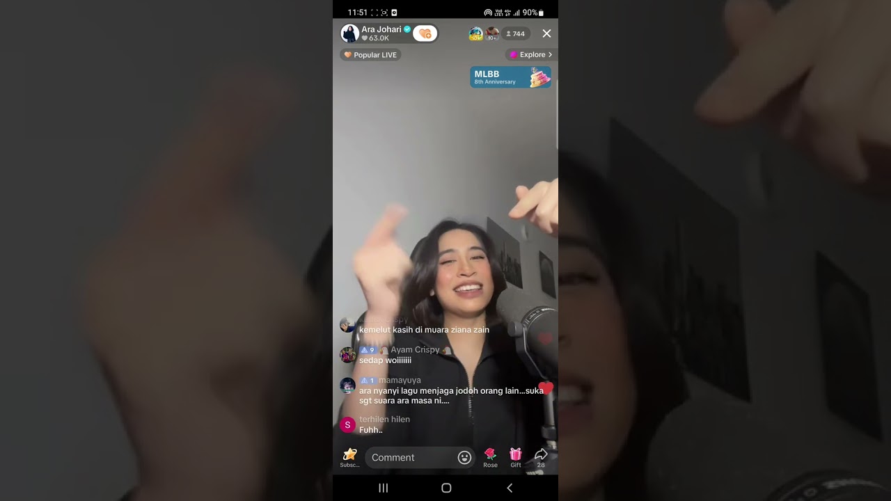 Ara Johari - Ku Tak Akan Bersuara (Nike Ardilla) Tiktok LIVE 24/9/2024