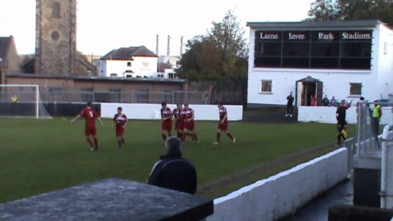football score larne v ballinamallard