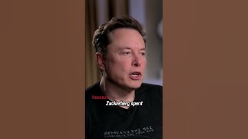 "Zuckerberg spent $400 million in the last election...in support of Democrats!" Musk TORCHES Meta