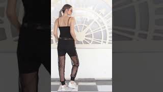 Yeşil Kamuflajlı Transparan Pantolon