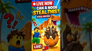 I’M LIVE NOW 🔴 Starting as a NOOB in Steal An Egg! #shorts