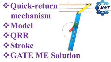 Quick-return mechanism, quick-return ratio, and stroke