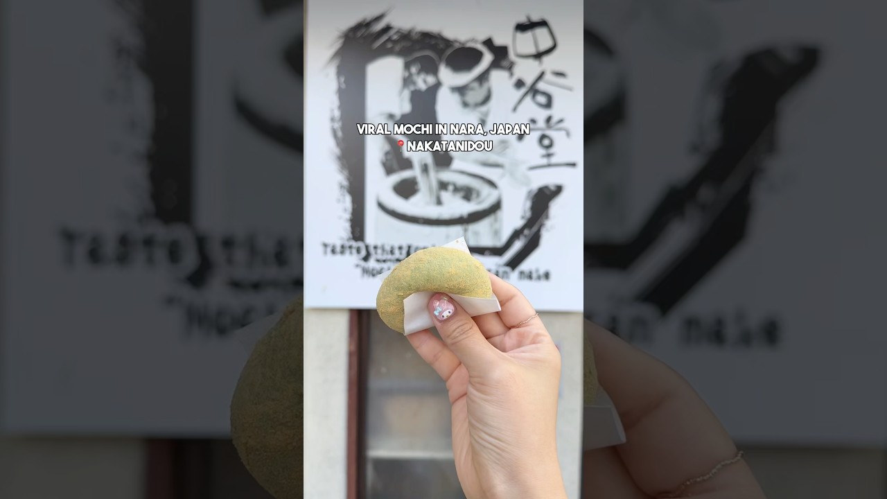 VIRAL MOCHI IN NARA, JAPAN 📍NAKATANIDOU 