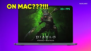 Playing Diablo IV on my MacBook Air