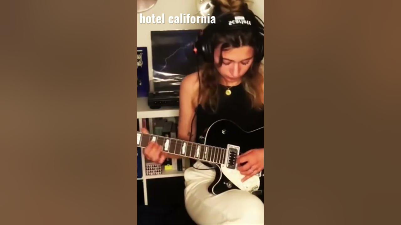 🎸 eagles - hotel california solo cover 🎸 (1year playing guitar)