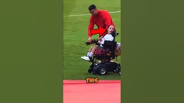 Ronaldo’s Unexpected Surprise That Made a Little Fan Cry Tears of Joy 😭🌟 #shorts