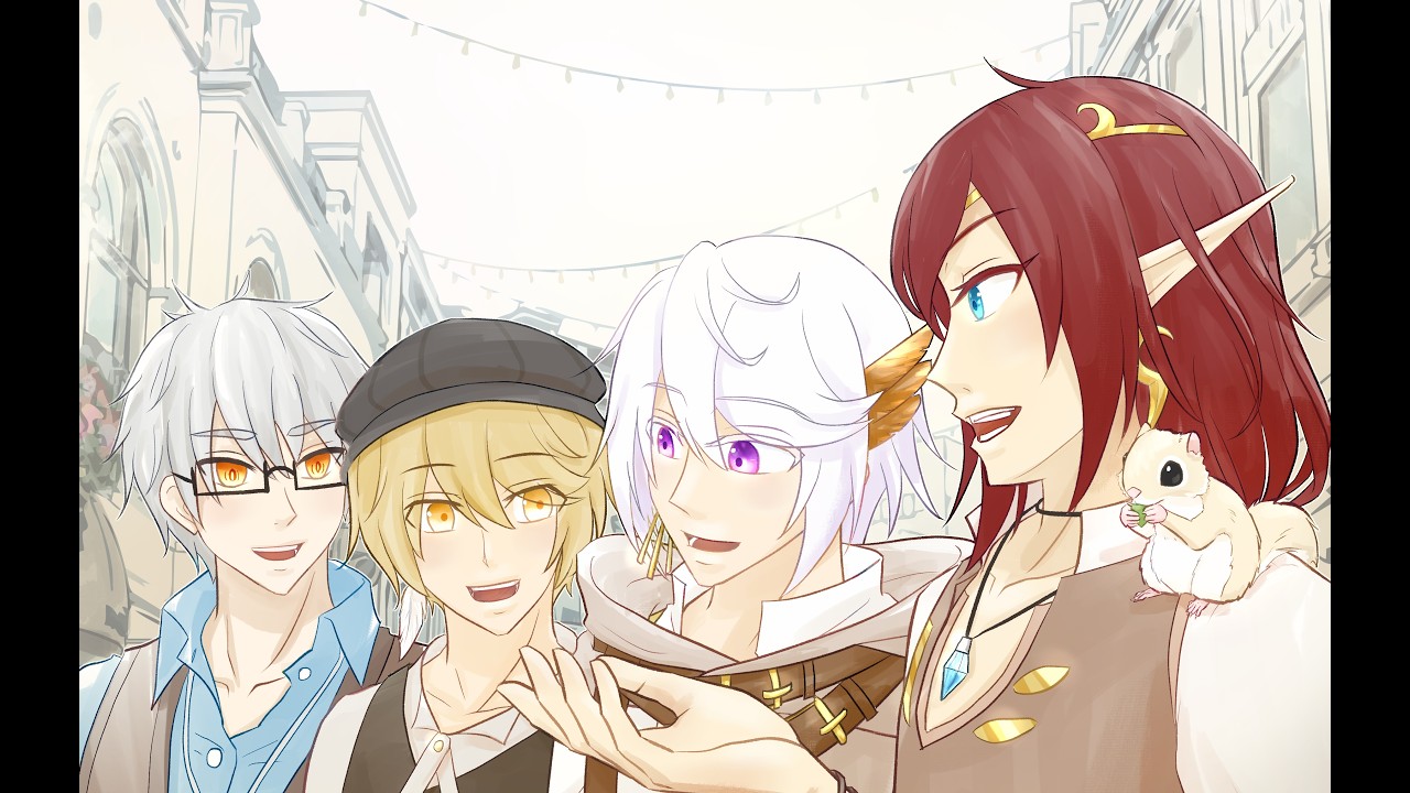 《奇幻插畫實況》街頭漫步 #4 底色~完稿 | Roaming the City Streets #4 From Base Colors to Final Art