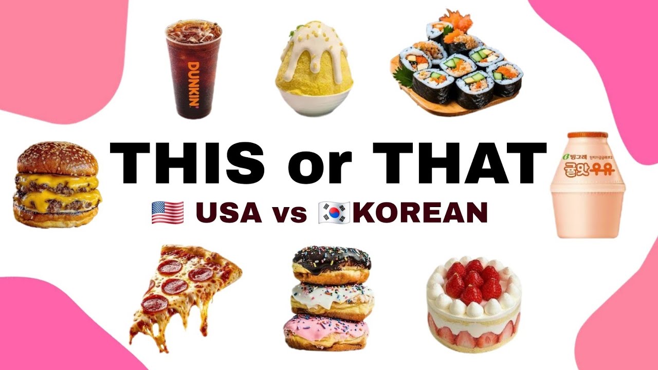 USA vs Korea : Ultimate Food Battle 🍔🍜|This or That