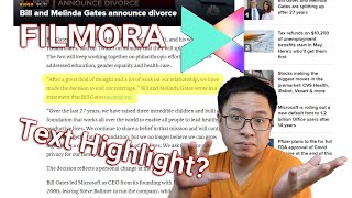 How to create Text highlight Effect in Filmora X
