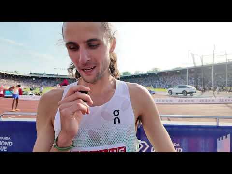 George Beamish Talks Early Season Frustrations After 8:13, 5th At Stockholm Diamond League 3000mSC