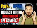 Park+, KPMG, Rxo New Hiring | OFF Campus Drive For 2026, 2025, 2024 Batch | Fresher Jobs